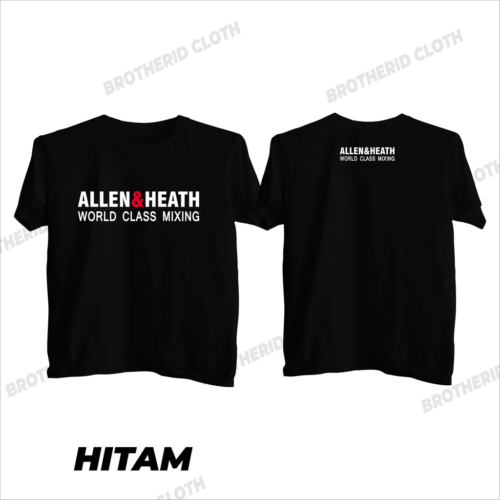 Kaos Allen & Heath Mixer Audio Baju Operator Sound System Original