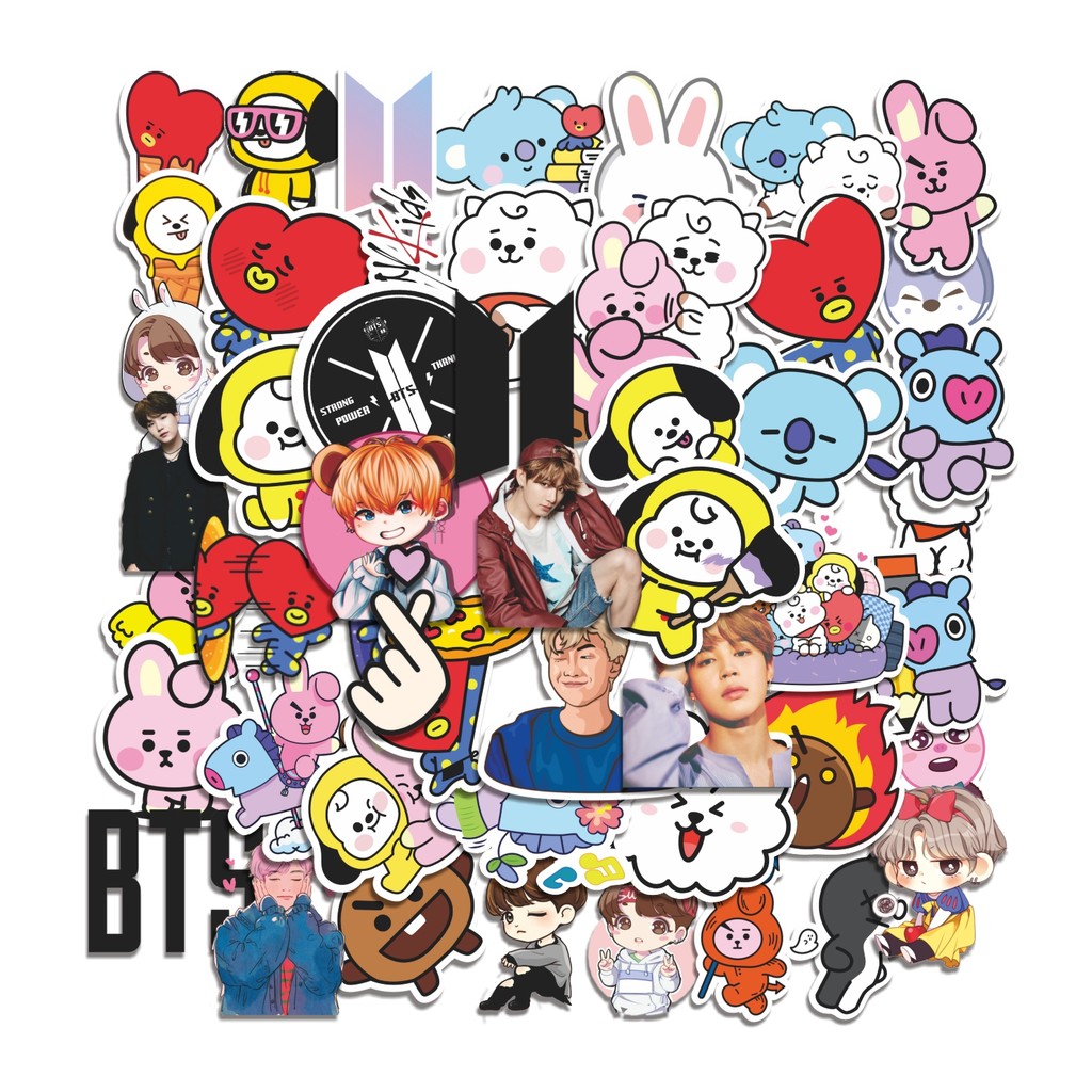 

COD 50 Pcs Stiker Kpop Lucu Anti Air Untuk Dekorasi Notebook Sepeda Skateboard Handphone