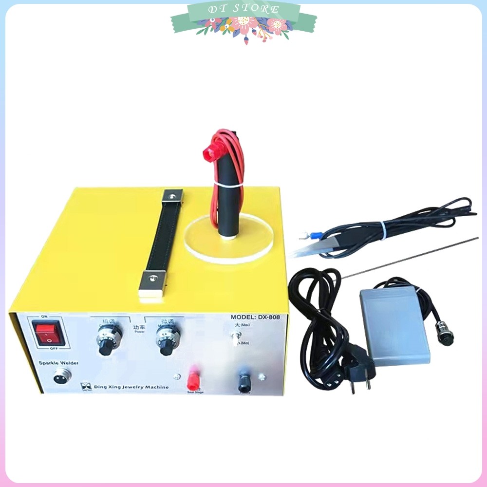 New DX-808 80A Handheld Pulse spot welding Pulse Spot Welder Gold Silver Platinum Jewelry Welding Ma