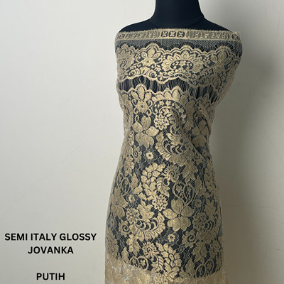 Brokat Rijek Halus Semi Italy Glossy 1 kebaya (Jovanka)