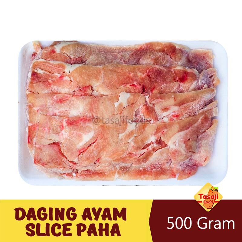 

Daging Ayam Slice Paha Kemasan 500 Gram