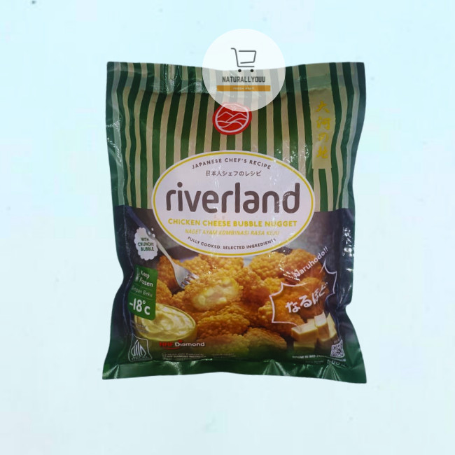 

Riverland Crispy Nugget Cheese/Spicy Hot 500gr Bubble Naget Ayam Keju/Pedas