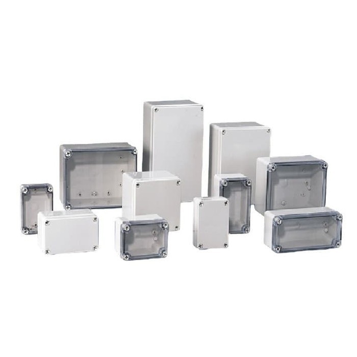 DDB99 ABS JUNCTION BOX TIBOX 100 x 100 x 50 IP 66 SOLID COVER