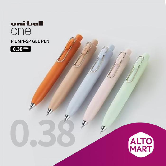 

Uniball One P UMN-SP Gel Pen 0.38 0.5 mm Pulpen Ballpoint Uni Ball - 0.38 mm, SODA