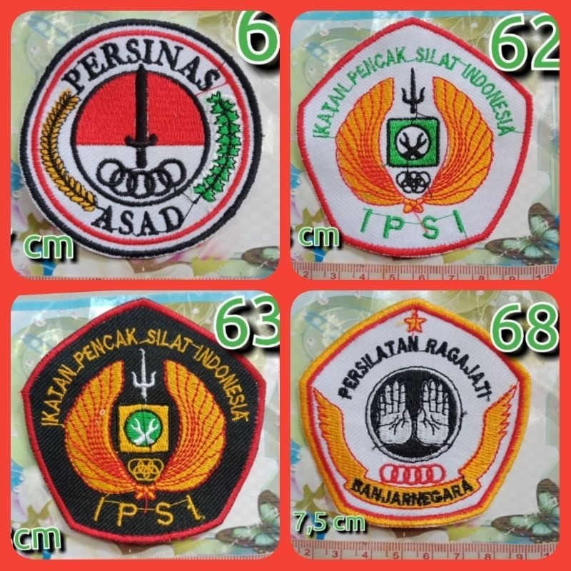 Bordir Bordir bordir logo ipsi raga jati persinas asadbisa pesan satuan