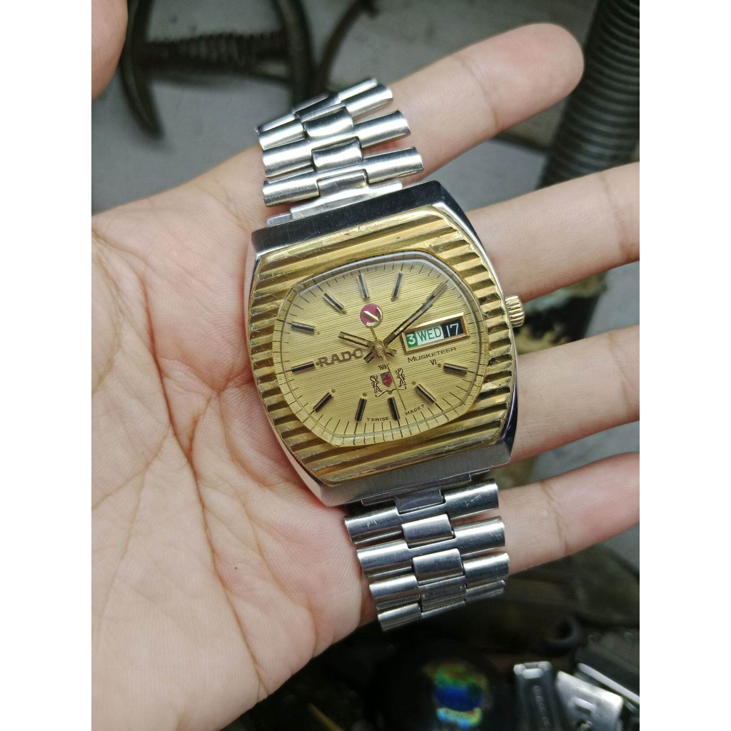 PROMO jam tangan RADO musketeer automatic original bekas/rado 2789