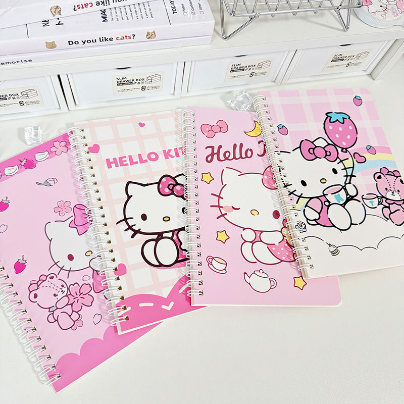 

Buku Tulis Sekolah Spiral Notebook A5 B5 Buku Lucu Binder 360 Derajat Notebook Aesthetic Korea Lose Leaf Binder Kuliah Buku Catatan For Student Back To School Office Stationery