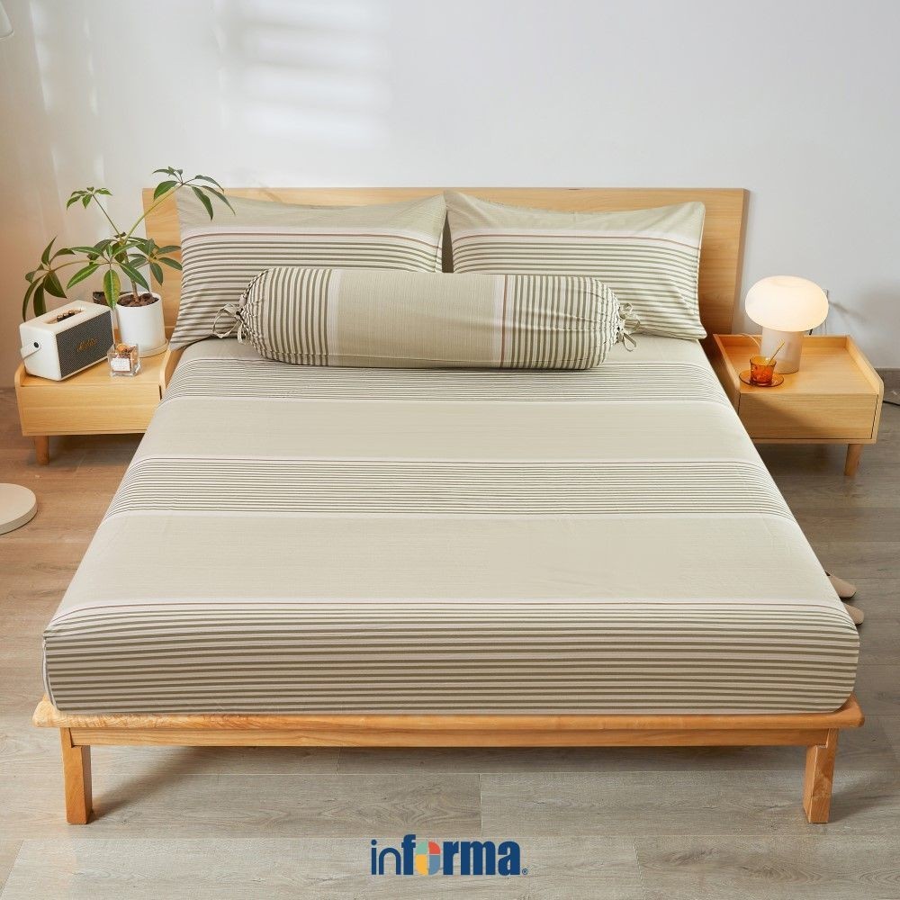 Informa Set Seprai Katun Lyocell Akari Ayano Arata Asuka King Queen Single 180X200 160X200 120X200 1