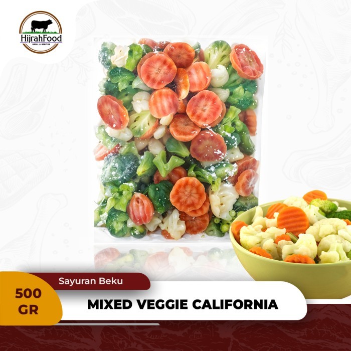 

California Mixed Vegetables Sayuran Beku IQF Capcay Sop 500 gr
