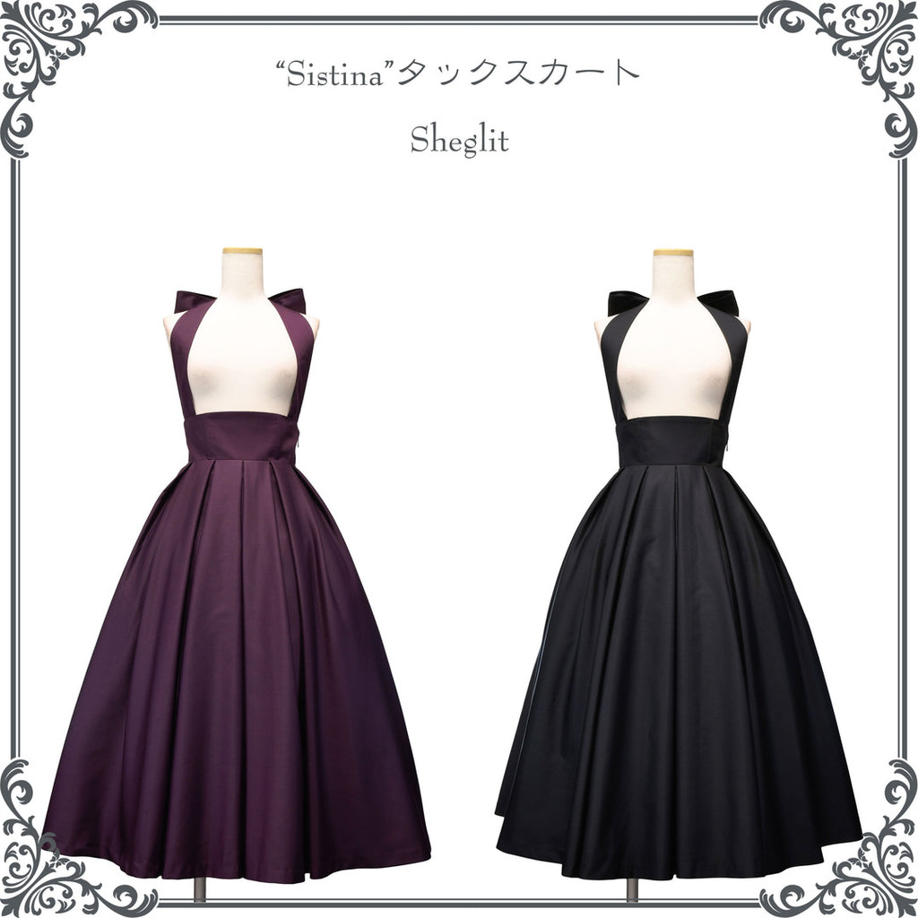 Overall Dress Panjang Women Gothic ukuran XS-7XL By Famen
