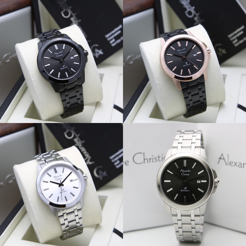 ALEXANDRE CHRISTIE AC 1017 AC1017 MDB JAM TANGAN PRIA ORIGINAL ORI