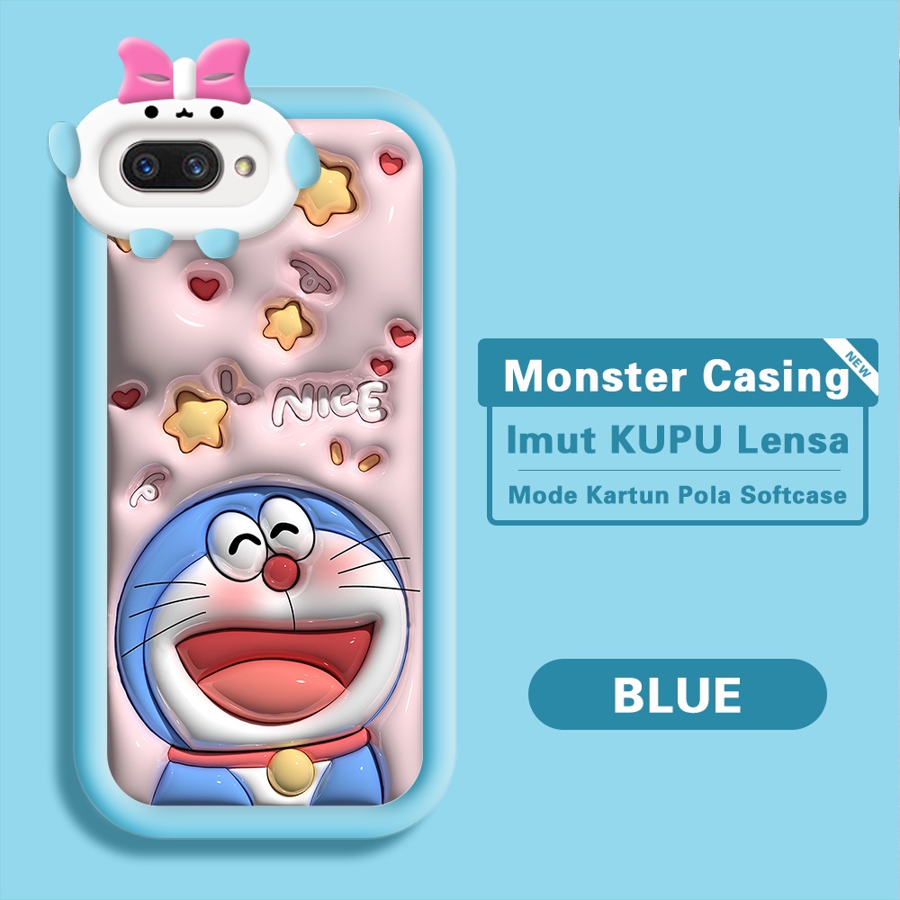 OPPO A12E A3S Realme C1 Untuk Phone Case Handphone Soft Cassing Softcase Kesing Tahan Guncangan Star