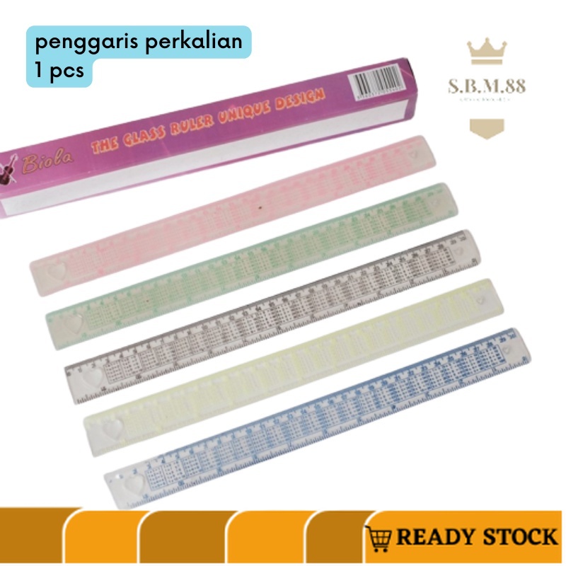

SM88 -G105- 1PCS PENGGARIS PERKALIAN - PENGGARIS 30CM PERKALIAN