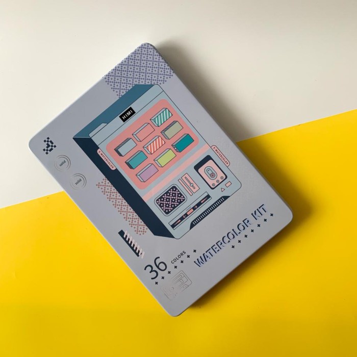 

[BL-0264] Miya Himi Watercolor Kit 36 Colors - Cat Air Kit 36 Warna - Biru
