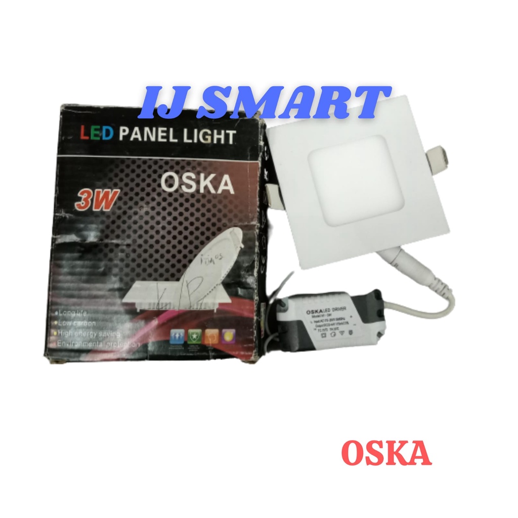 DOWNLIGHT LED KOTAK OSKA - 3 WATT PUTIH