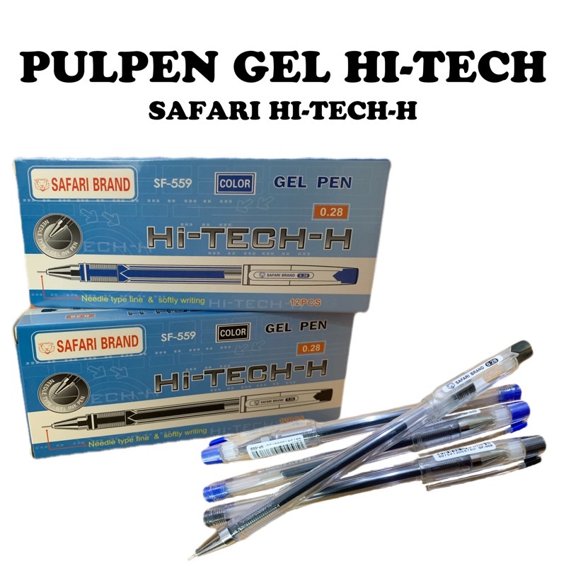 SAFARI PULPEN HITECH 559 0.28 PACK ISI 12 PCS