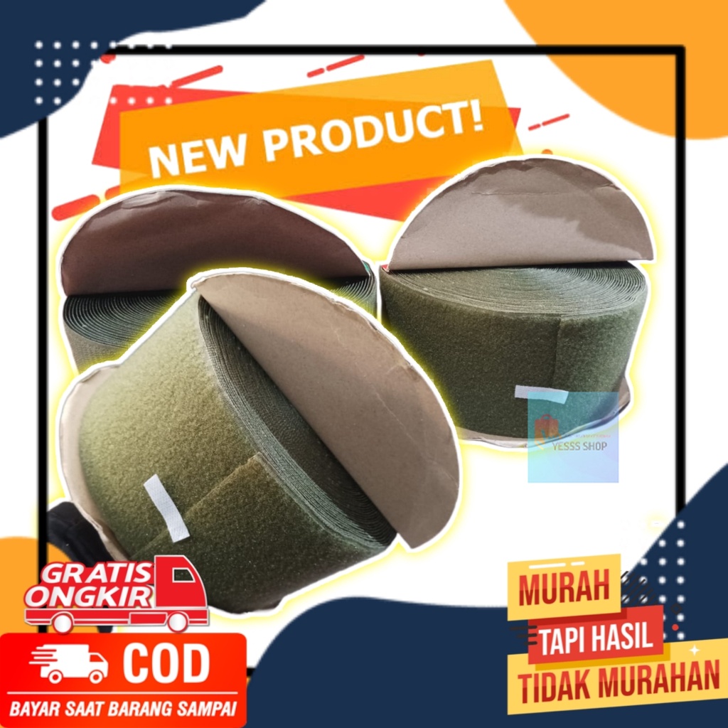 Jual Velcro Army Lebar 10cm Meteran
