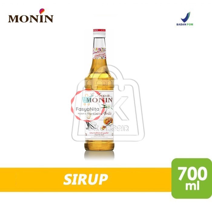 

Sirup Monin Crème Brulee Syrup Crème Brulee (700ml) - FasyAnita Mart Denpasar