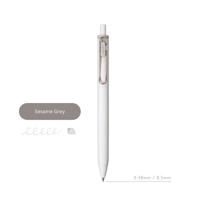 

Uni UniBall One Fika Colors 0.38mm 0.5mm Gel Ink Pen Limited Edition - Avocado Green, 0.38mm