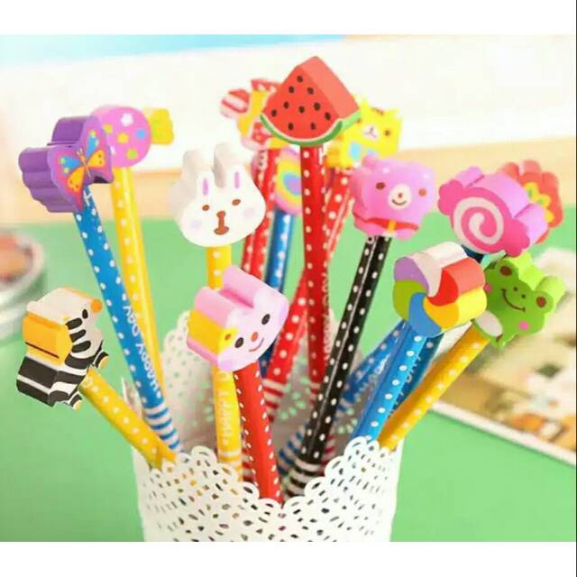 

Pensil + Penghapus Fancy (1pc)