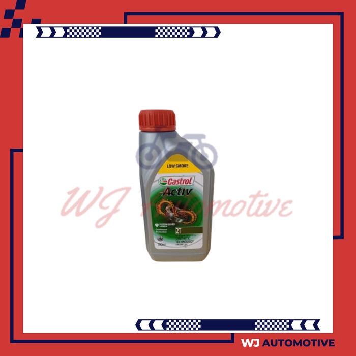 Castrol Activ 2T Low Smoke 700ml Oli Samping Motor 2Tak Castrol 700 ml Oli 2 Tak RX King Vespa Ninja
