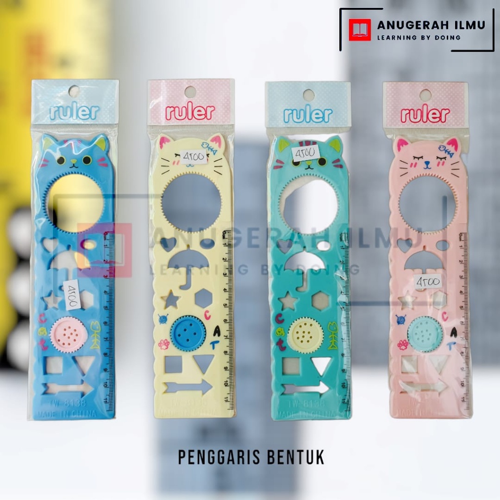 

Penggaris Motif Pattern Template Aneka Bentuk Stencil Gambar Rotary Seni Kerajinan 11 cm / GUDANG BUKU MURAH
