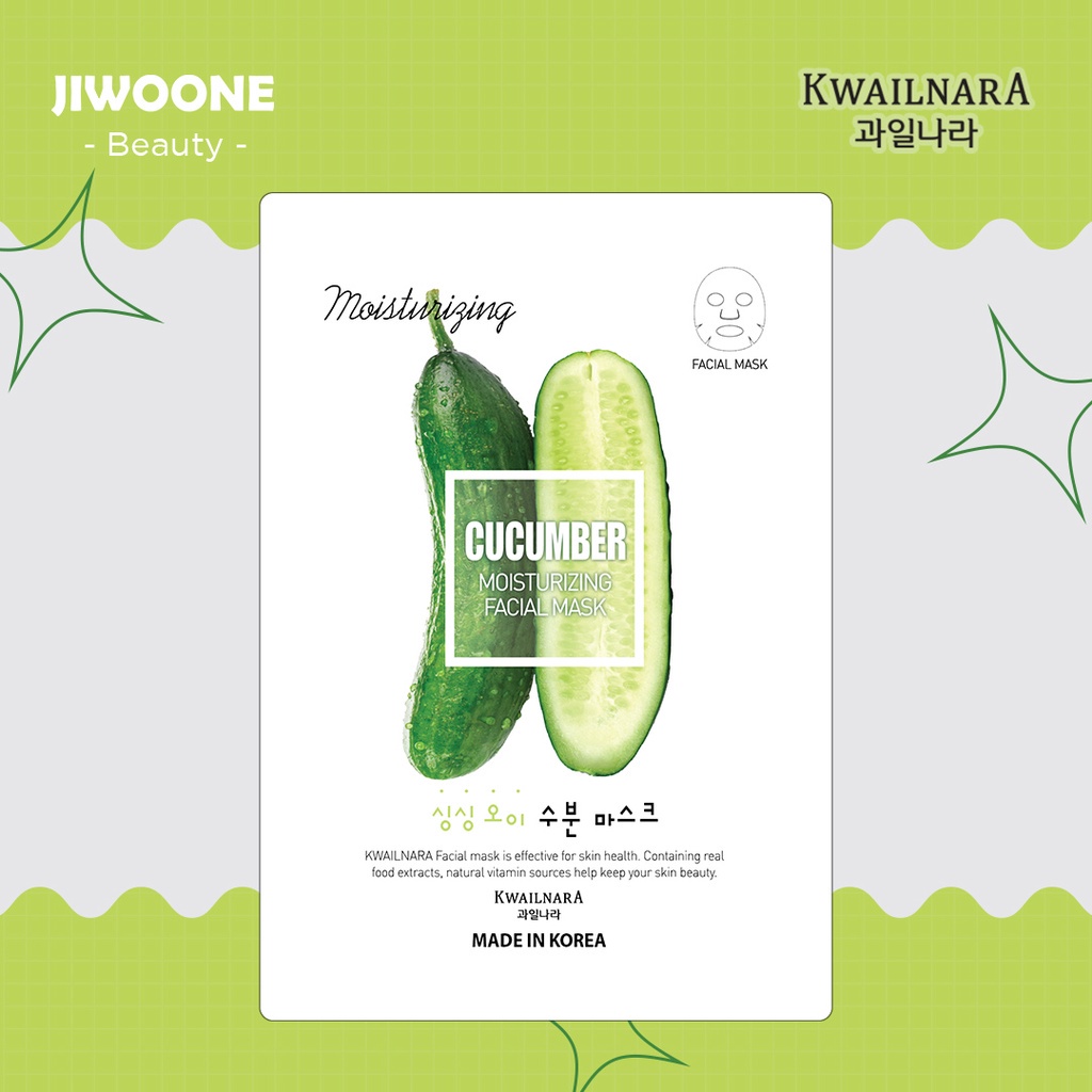 Jiwoone Kwailnara Fruits Mask Cucumber