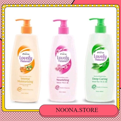 EMERON LOVELY NATURAL BODYLOTION 400ML / HANDBODY LOTION EMERON LOVELY NATURAL