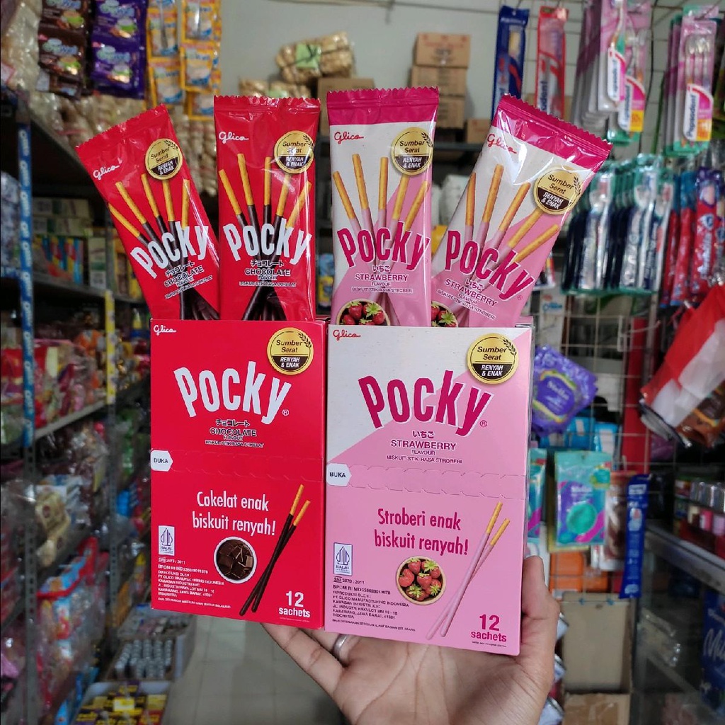 

Pocky Mini Sachet Box isi 12