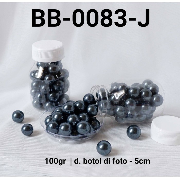 

wasitastore [Promo Murah] BB-0083-J Sprinkles sprinkle sprinkel 100gr 100 gram mutiara hitam