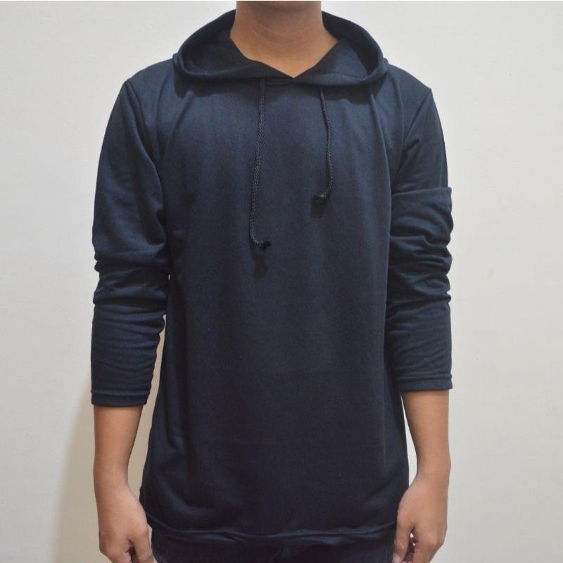 Hoodie polos lengan panjang / sweater polos termurah /LEGUM / BISA COD Hoodie Kupluk Lengan panjang 