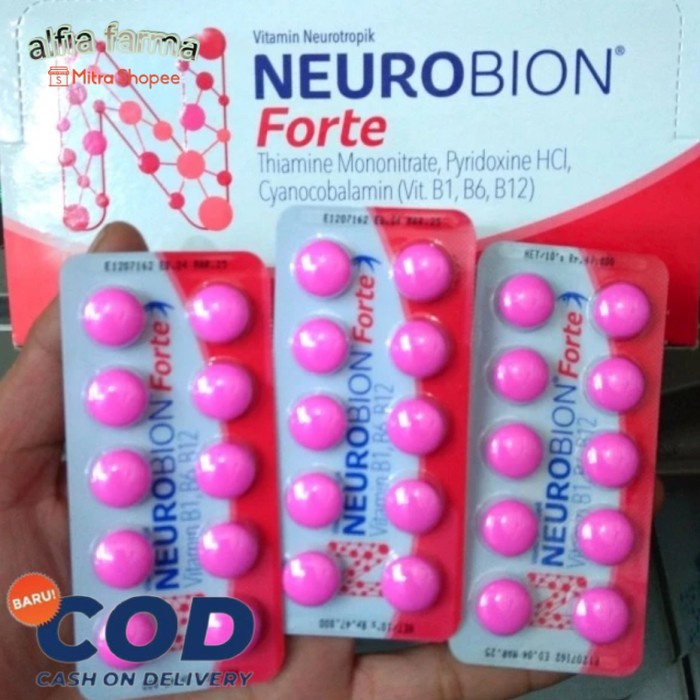 ready NEUROBION FORTE Strip 10 Tablet Ori