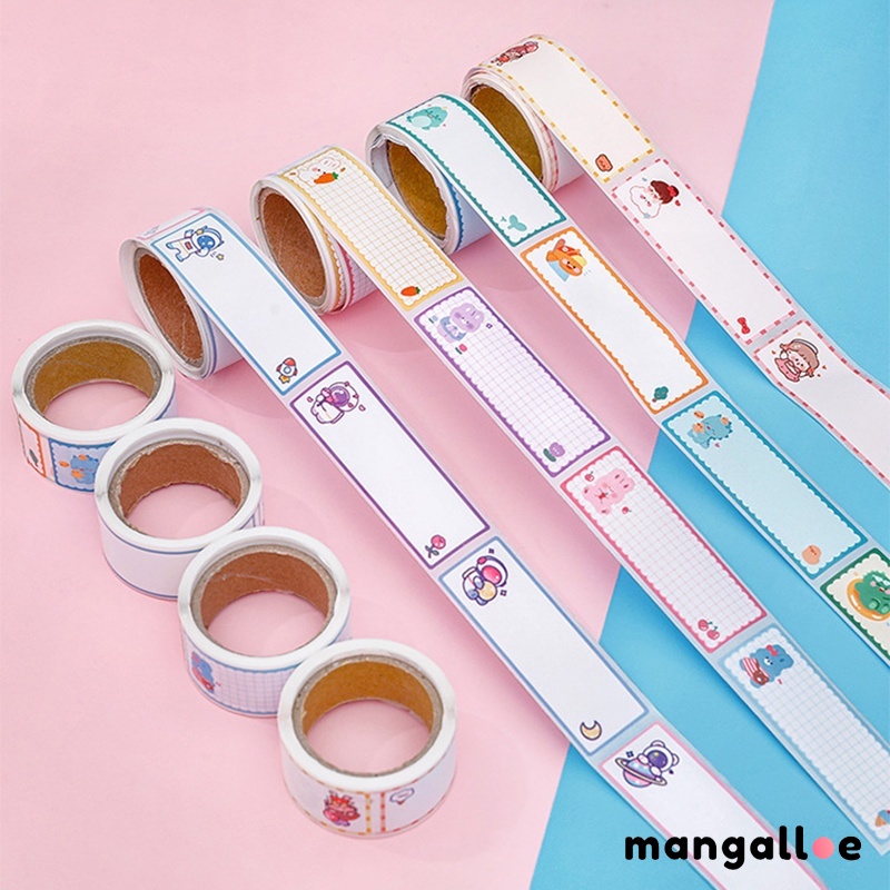 

✨COD Stiker Nama Pita Lem Kartun Stiker Multifungsi Kreatif Stiker Anak - MG