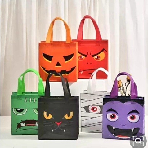 

Tas PVC Souvenir Halloween Trick Or Treat Shopping Goodie Bag Haloween Kostum Halloween Party Costume Harga Grosir Murah