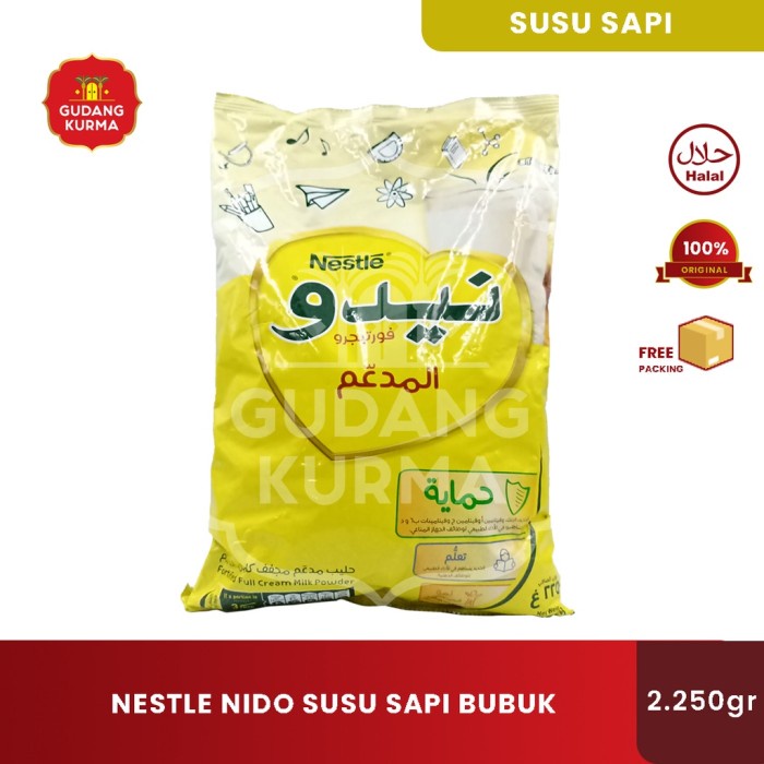 

Susu Sapi Bubuk Nido Nestle 2250g Original Nestle Arab Saudi - 2250gr