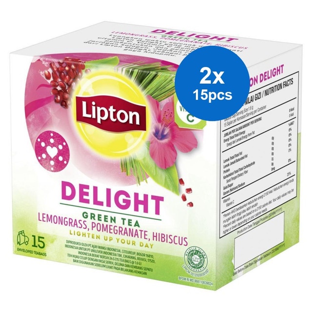 

Lipton Delight Teh Celup Green Tea 15s x 2