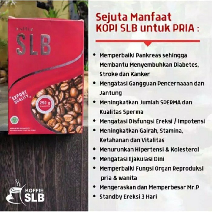 

Kopi SLB 10 sachet . Koffie SLB ANTI PEGAL LINU