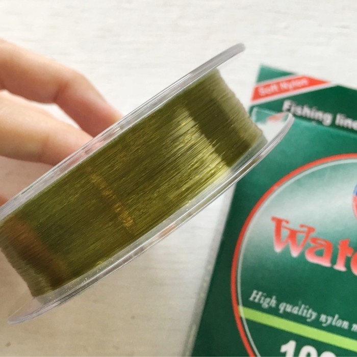 SENAR PANCING - WATER LINE SOFT / SENAR WATERLINE 100+50M - HIJAU LUMUT, 0,28mm