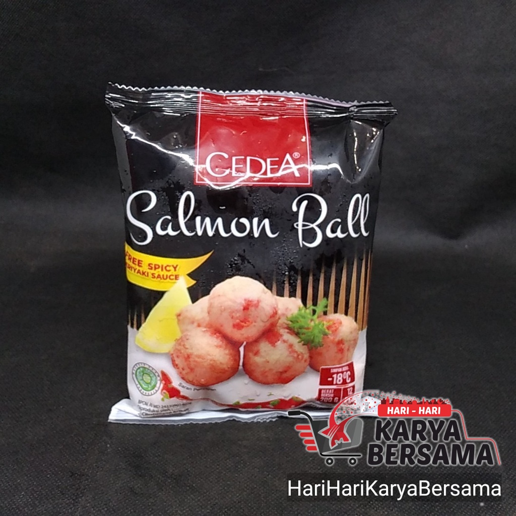 

CEDEA FROZEN FOOD SALMON BALL 200GR