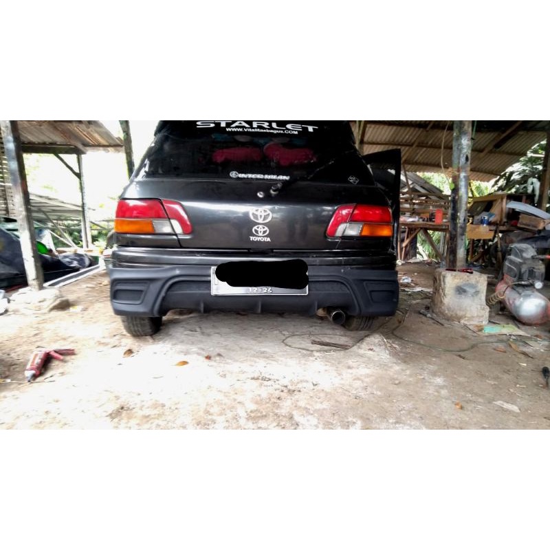 Add-on Bodykit Belakang toyota Starlet Kapsul tahun 1991-1998