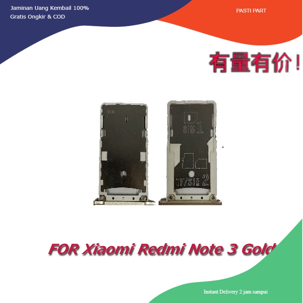 sim tray sim holder slot sim xiaomi redmi note 3 / note 3 pro