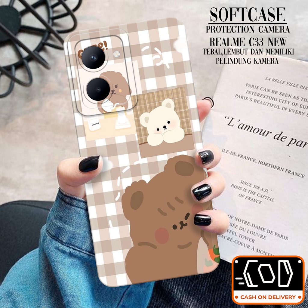 Softcase Silikon Hp Realme C33 Terbaru - Trans Case Casing Hp Realme C33 Terbaru