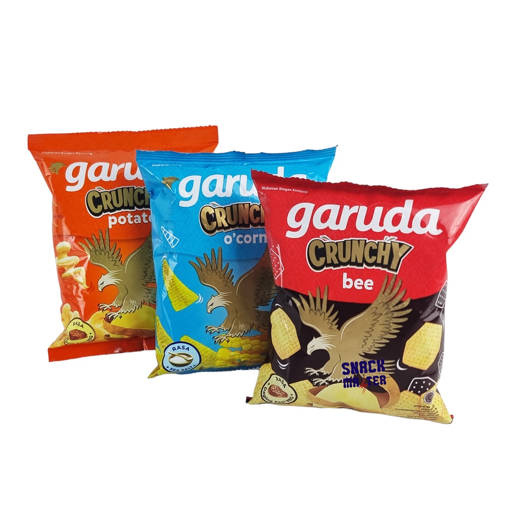 

Garuda Crunchy O'Corn, Bee, Potato Snack.