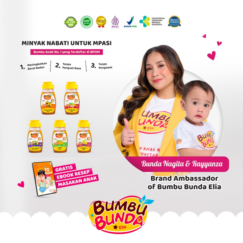 

BUMBU BUNDA - Minyak MPASI Canola Corn Soybean Sunflower Oil 100ml