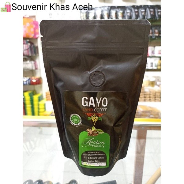 

Kopi gayo land Arabika peaberry 100gr