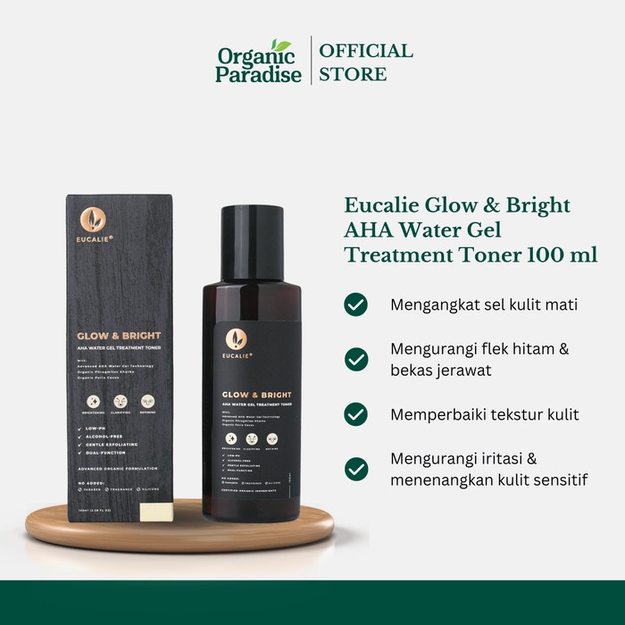 

Premium Eucalie Glow & Bright AHA Water Gel Treatment Toner 100 ml