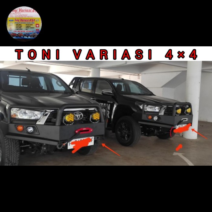 Bemper Bumper Depan Double Cabin Hilux Rocco