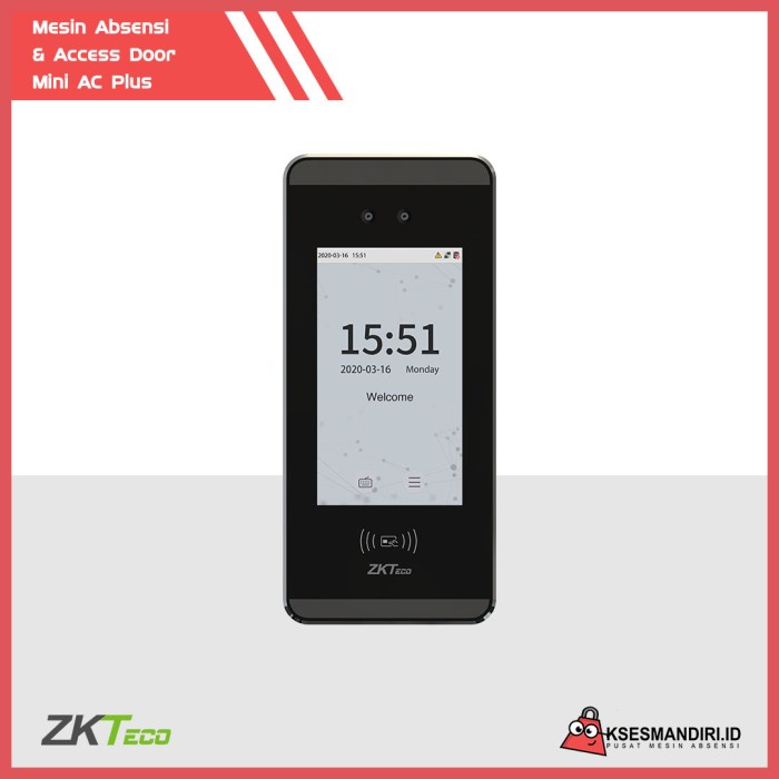 Mesin Absensi Masker Access Door Zkteco Mini AC Plus