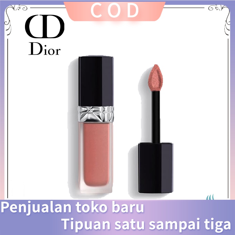 (COD) Dior Rouge DIOR FOREVER LIQUID Transfer-proof liquid lipstick 6ml 100/200/458/558