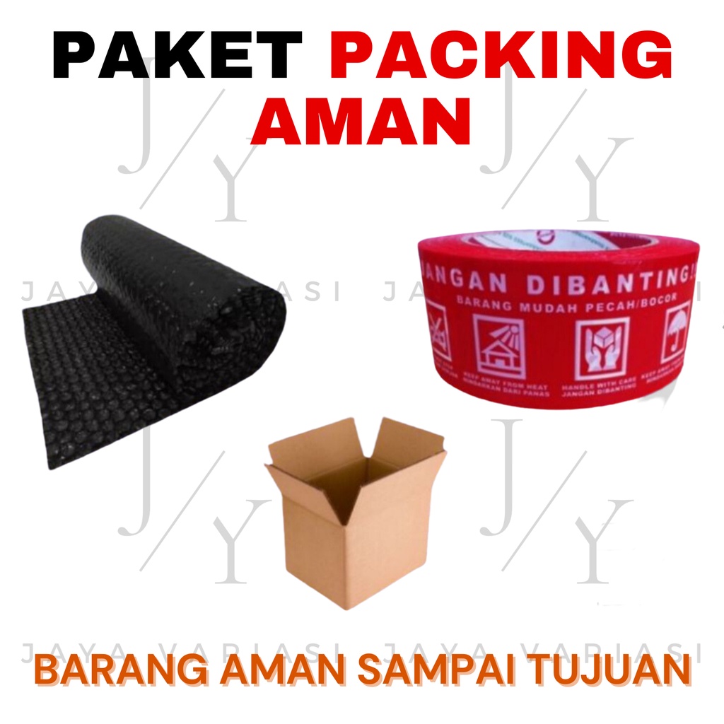 

Paket Packing Bubble Wrap Fragile Sticker Bikin Paketan/Pesanan mu Lebih Aman dan Terjamin - JY Variasi